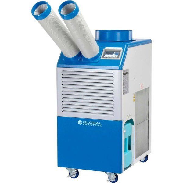 Global Equipment Portable Air Conditioner 2 Ton w/ Cold Air Nozzles 21,000 BTU, 208/230V 292662